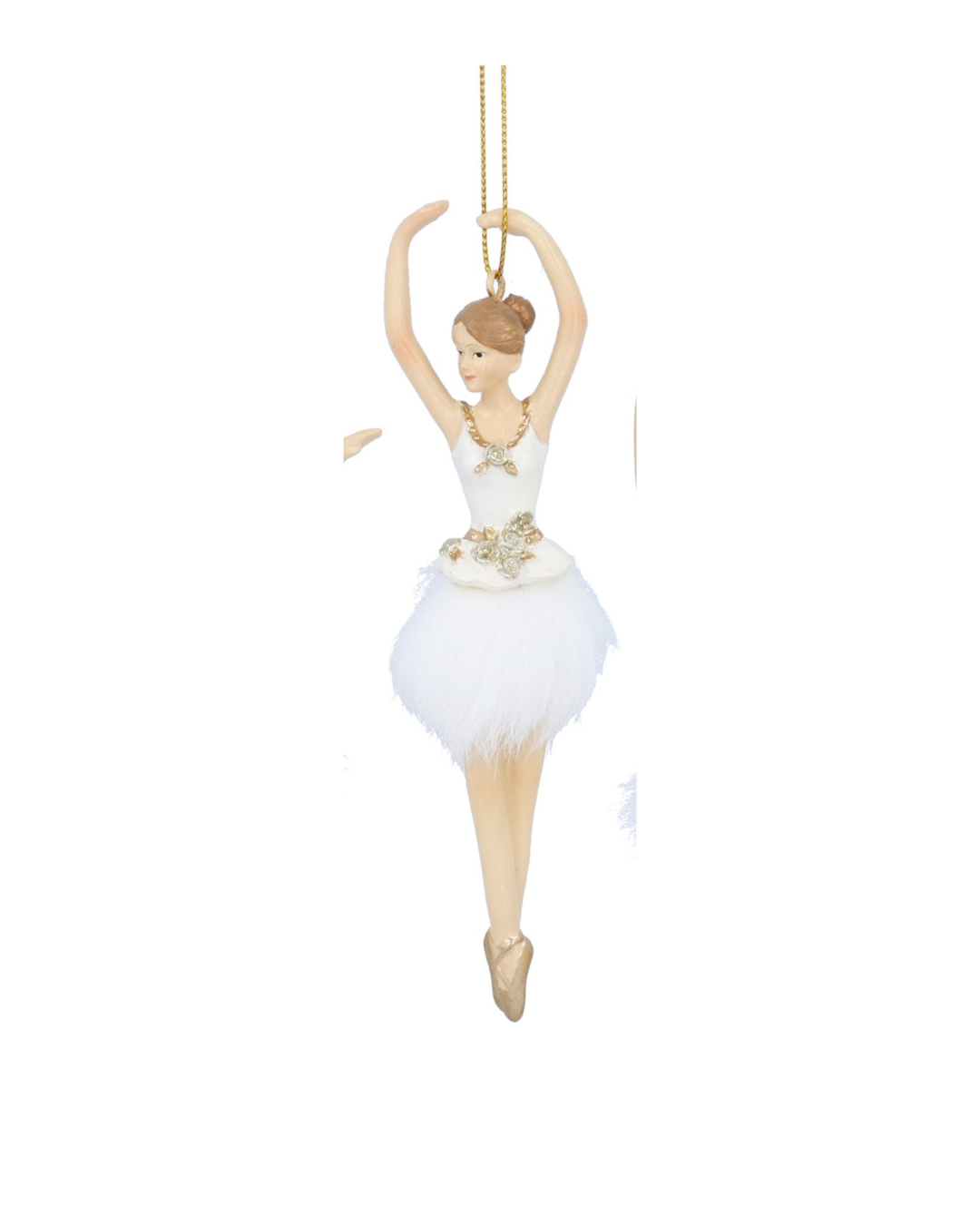 Cream & gold ballerina hanging decs