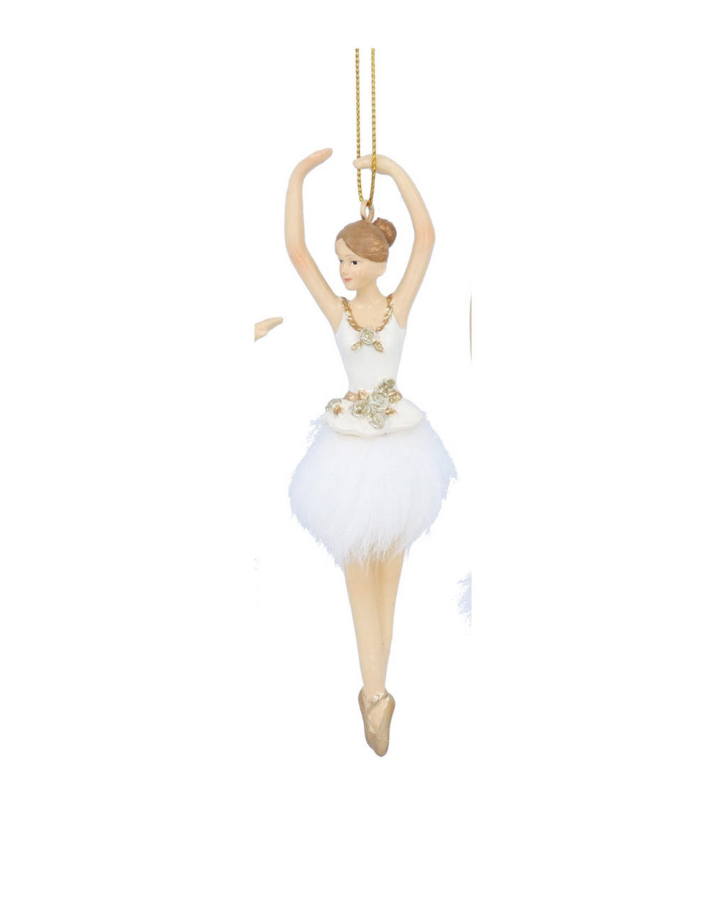 Cream & gold ballerina hanging decs