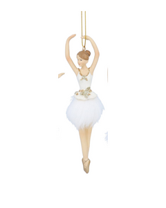 Cream & gold ballerina hanging decs