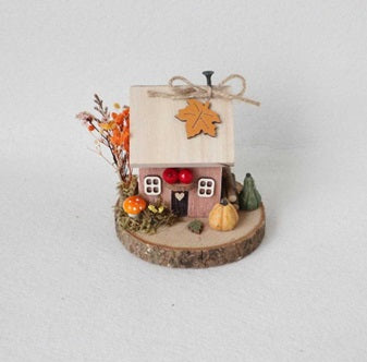 Autumnal house scene