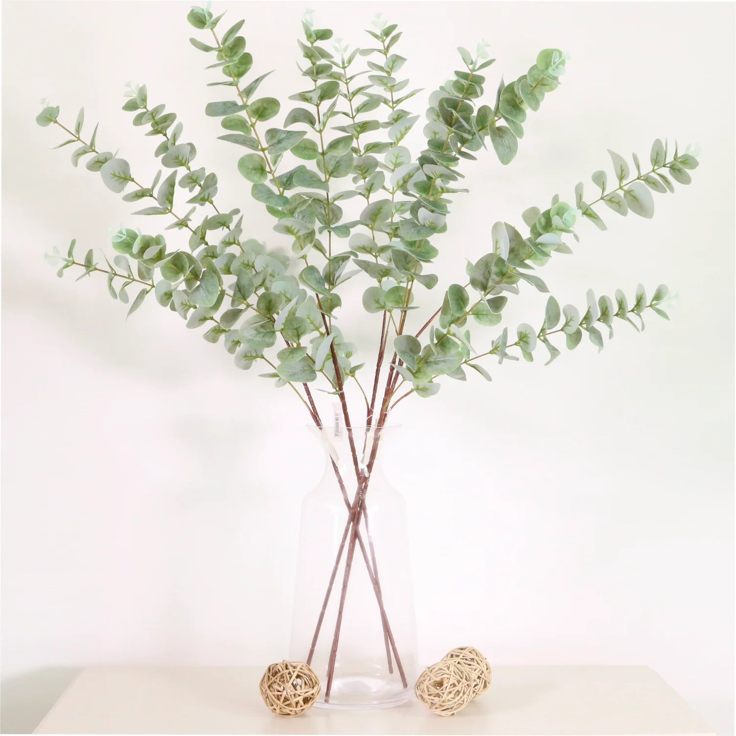 Printed eucalyptus spray (Natural green)