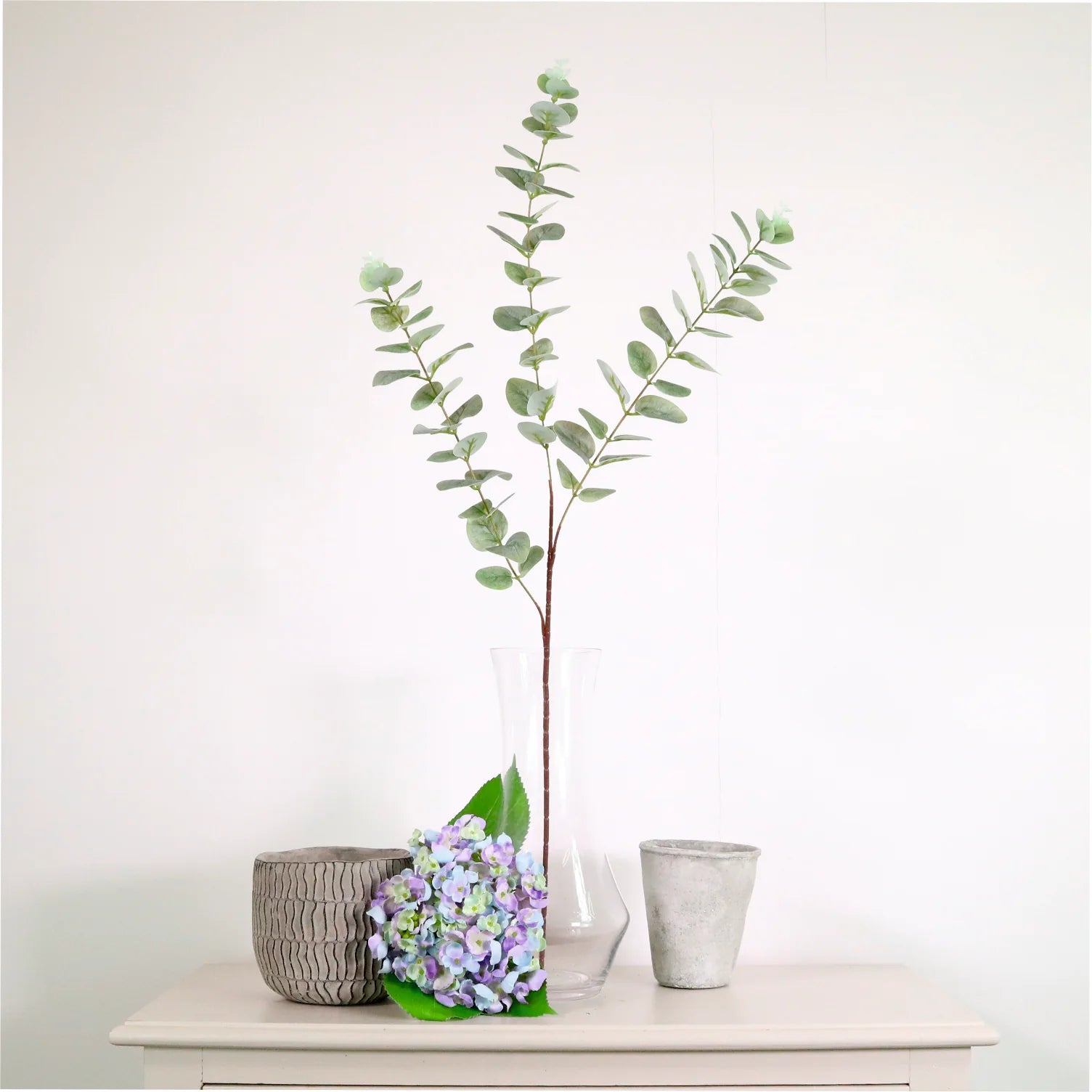 Printed eucalyptus spray (Natural green)