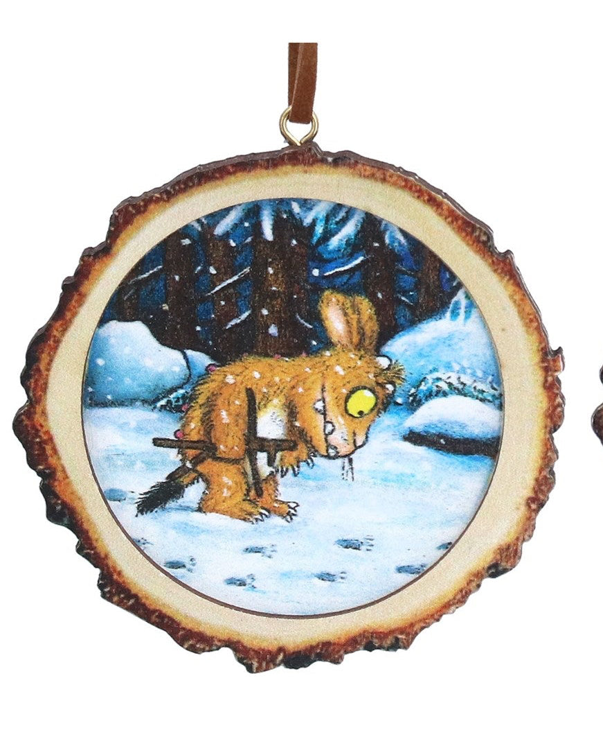 Gruffalo's Child printed wood log dec