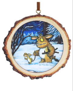 Gruffalo's Child printed wood log dec