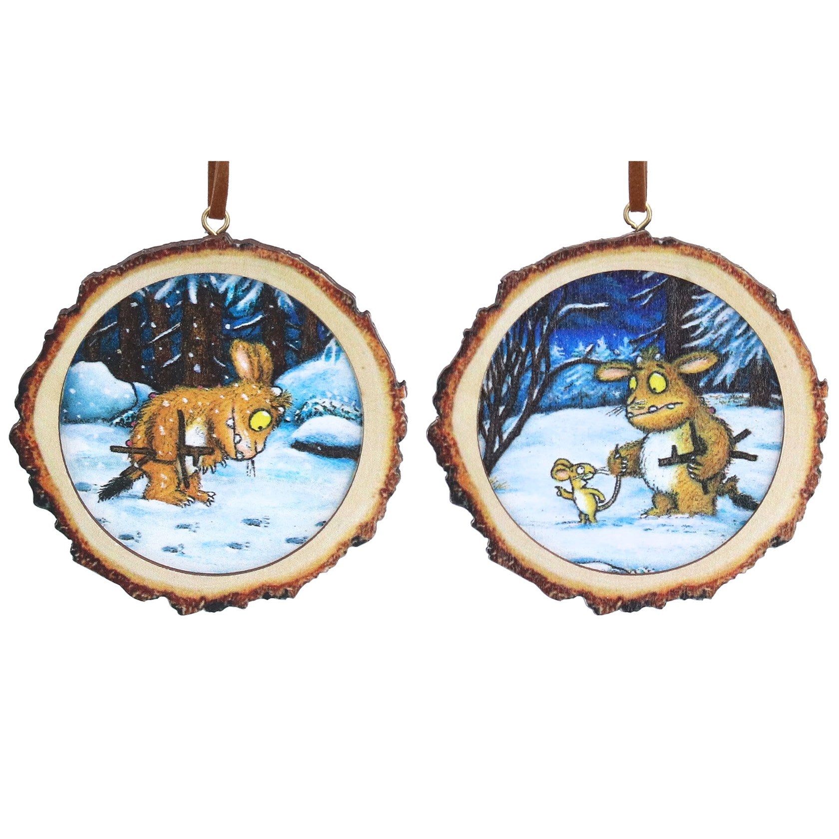 Gruffalo's Child printed wood log dec