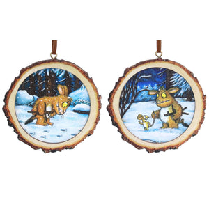 Gruffalo's Child printed wood log dec