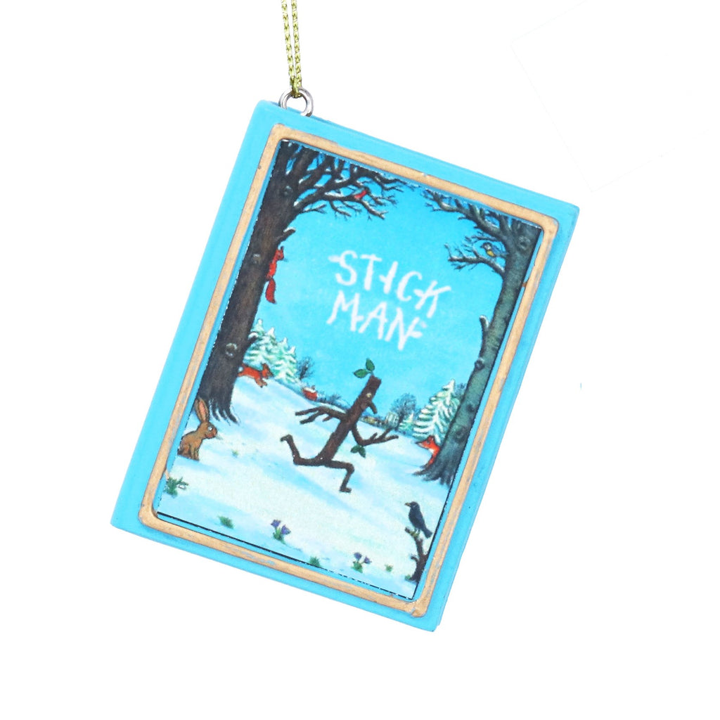 Stick Man book hanging dec