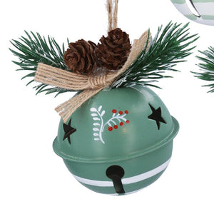 Green/white bell hanging dec