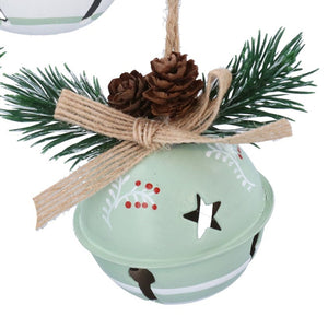 Green/white bell hanging dec