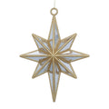 Gold mirror 8-point star dec