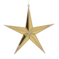 Gold mirroed 5-point star (Large)