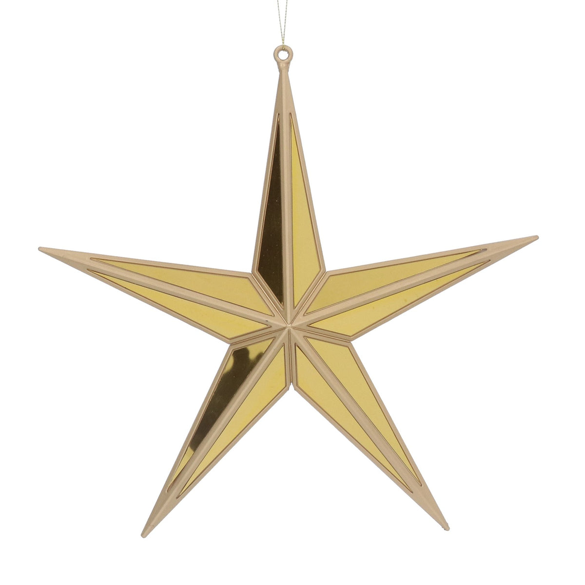 Gold mirroed 5-point star (Large)