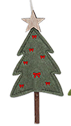 Felt Christmas tree hanging dec