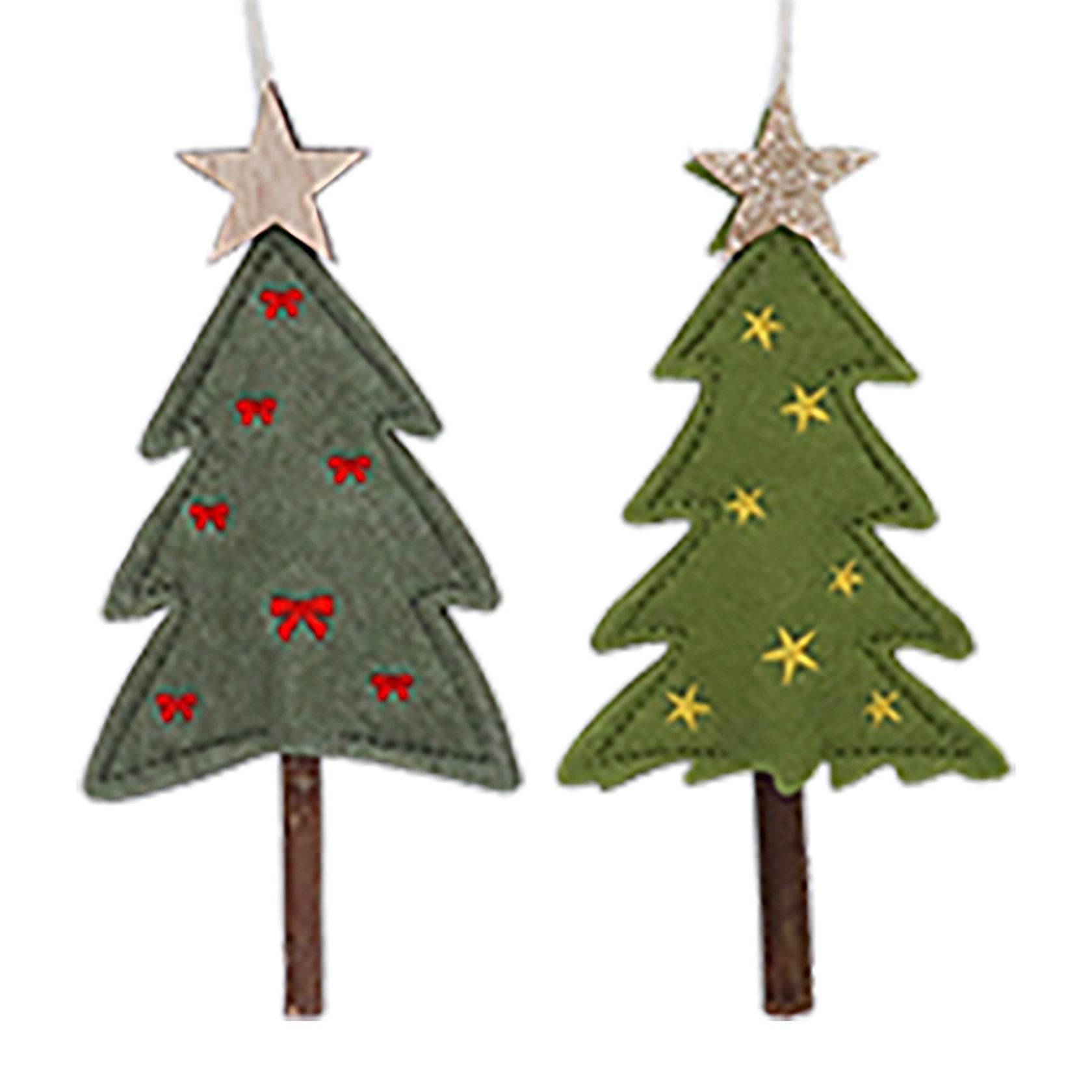 Felt Christmas tree hanging dec