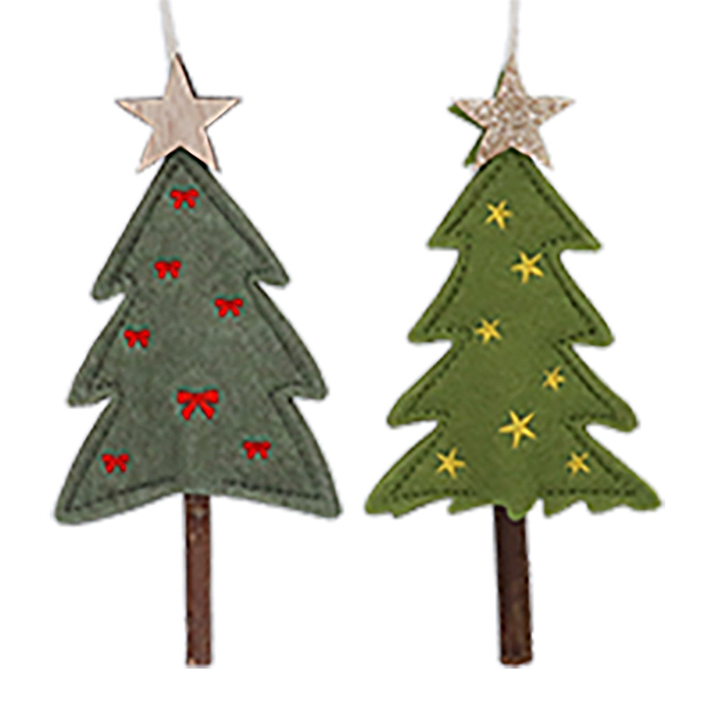 Felt Christmas tree hanging dec