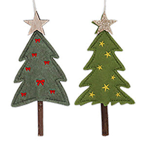 Felt Christmas tree hanging dec
