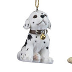 Canine friends hanging decorations