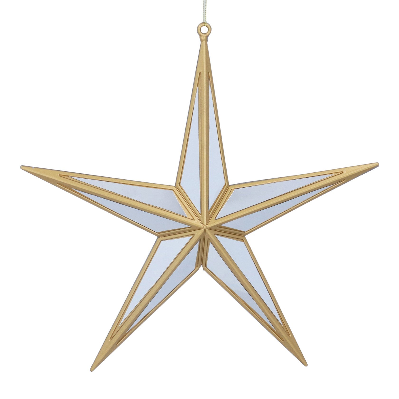 Gold/silver mirrored 5-point star