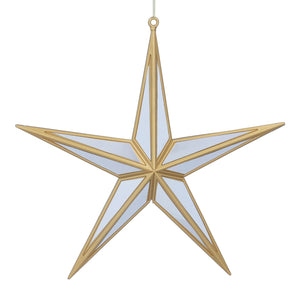 Gold/silver mirrored 5-point star