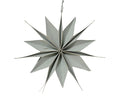 Rustic Soft Green Hanging Paper Star