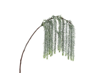 Weeping Willow Stem with Snow Finish
