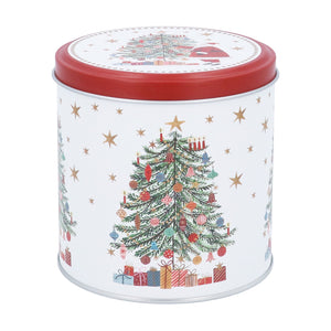 Nostalgic Santa & tree treat tin