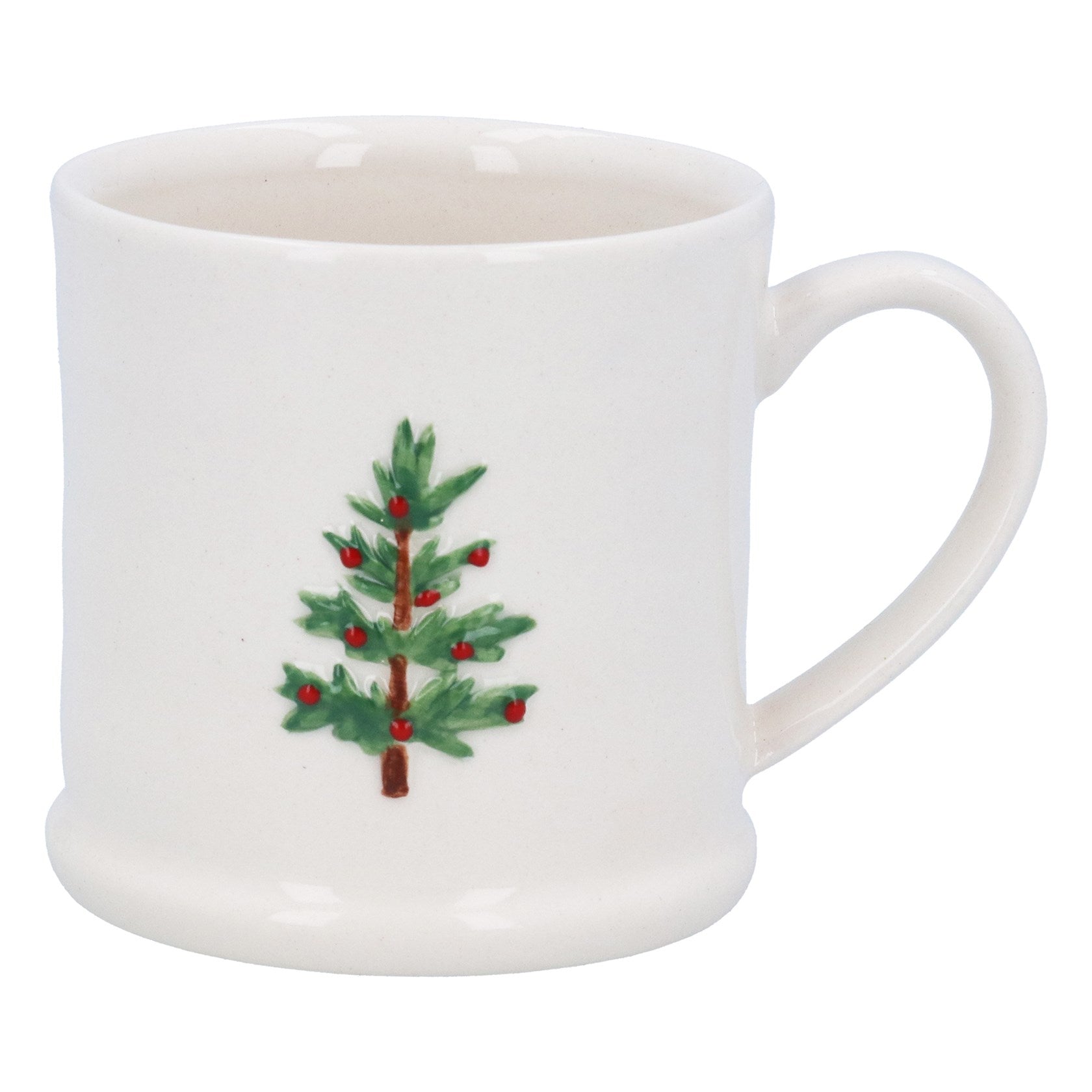 Christmas tree stoneware mini mug