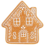Ceramic gingerbread house plate
