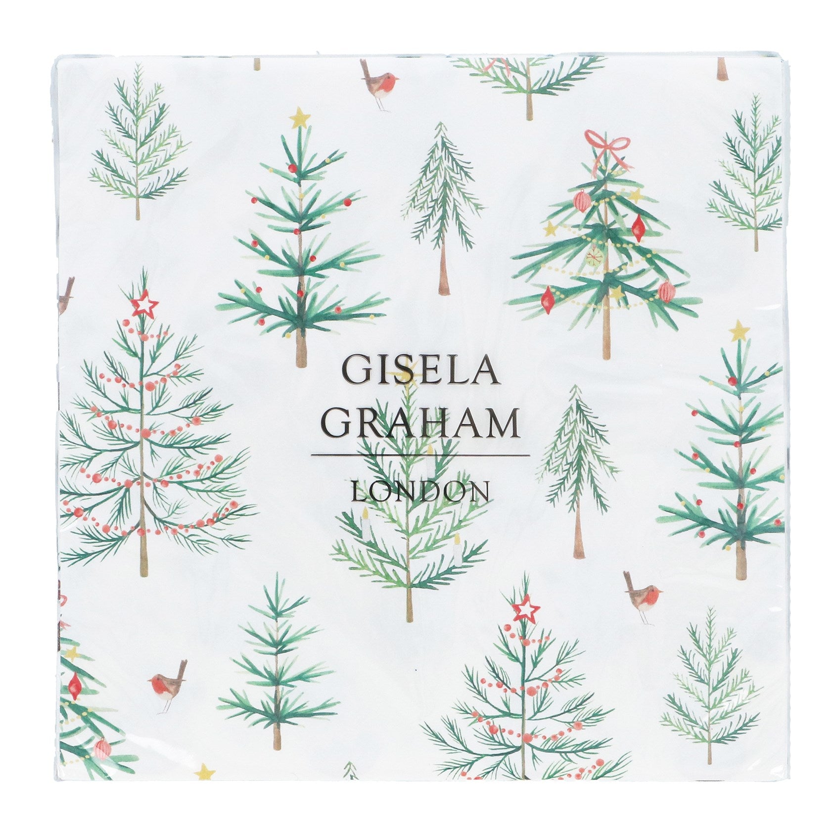 Scandi trees paper napkins