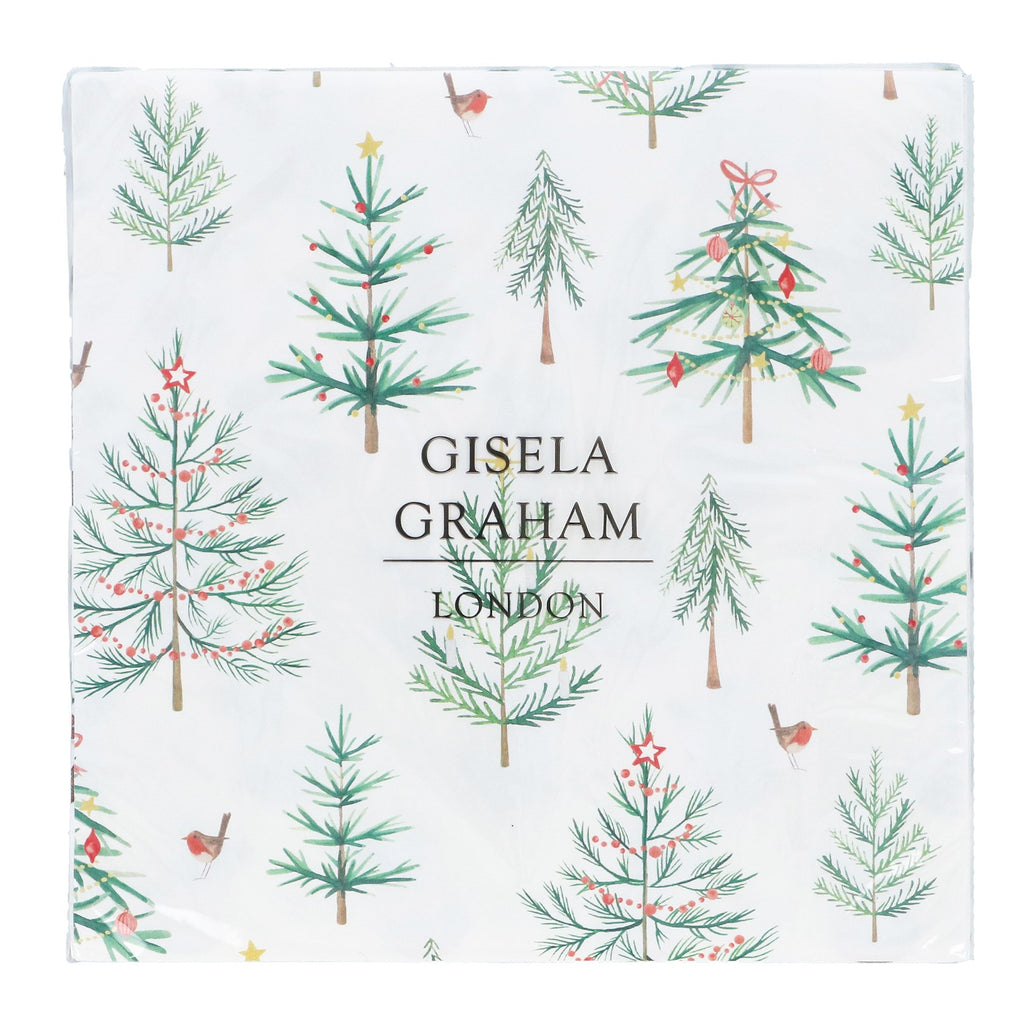Scandi trees paper napkins