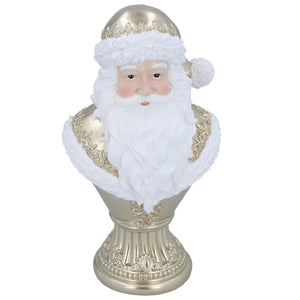 Gold Santa bust ornament