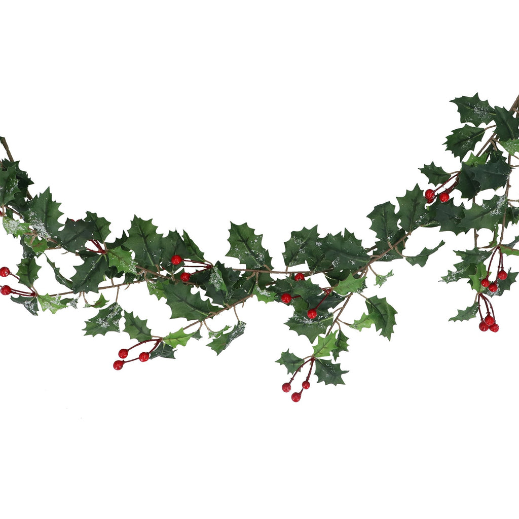 Holly with berries garland