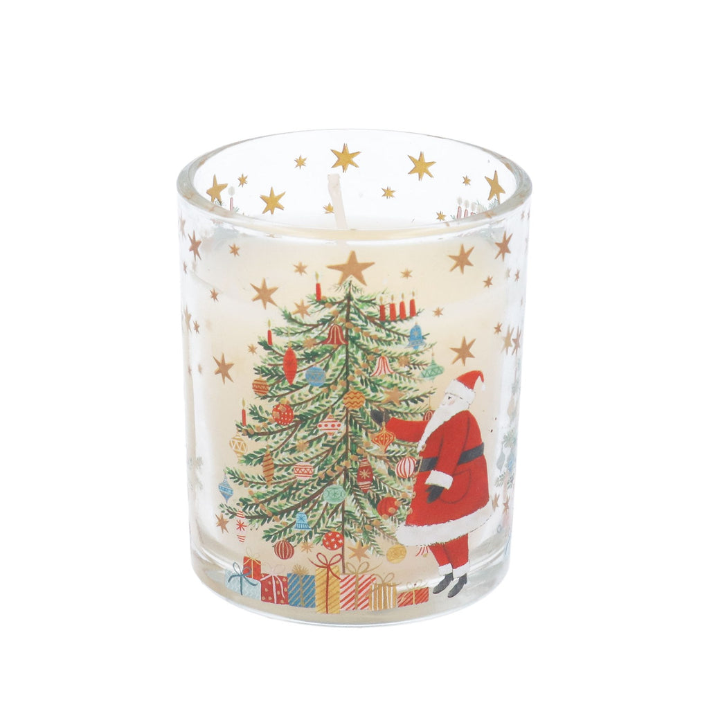Nostalgic Santa & tree scented boxed candle (Small)