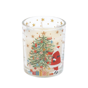 Nostalgic Santa & tree scented boxed candle (Small)