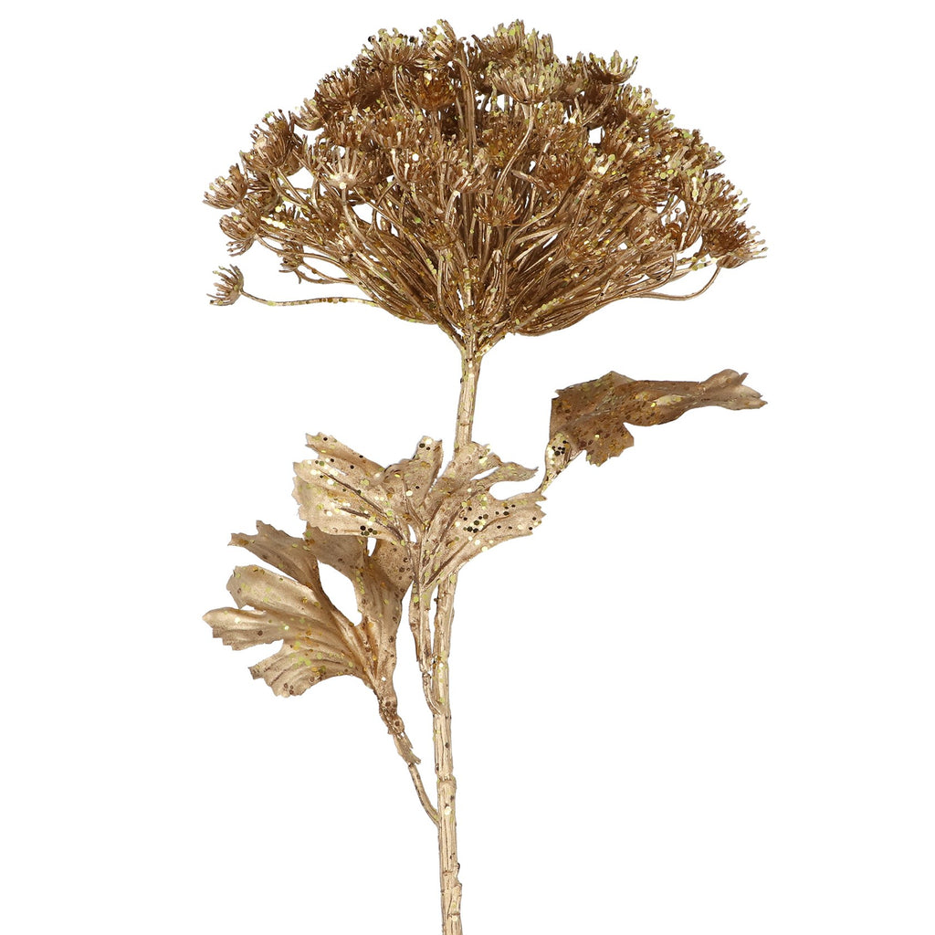 Gold cow parsley spray