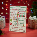 Christmas rules fun festive plaque