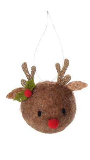 Christmas reindeer hanging decs