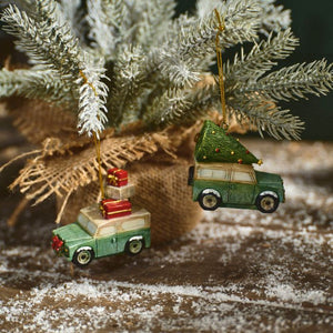 Festive landy hanging decs