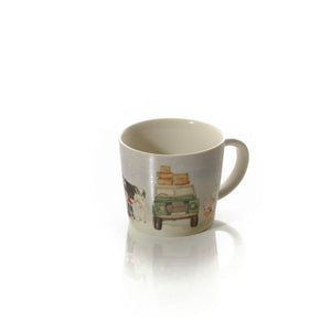 Landy Christmas on the farm stoneware mug
