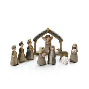 With love at Christmas 10 piece nativity set