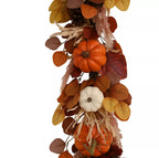 6ft Rustic Autumn pumpkin garland