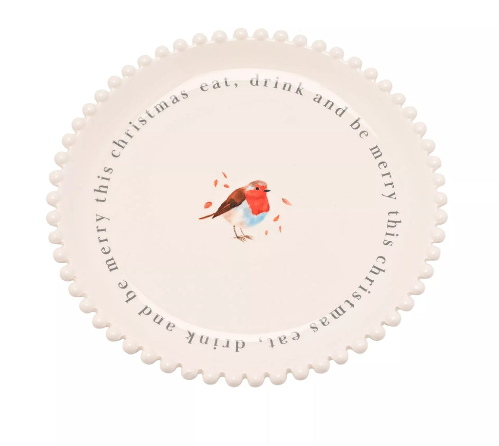Robin Plate - Eat Drink & Be Merry