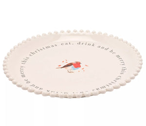 Robin Plate - Eat Drink & Be Merry