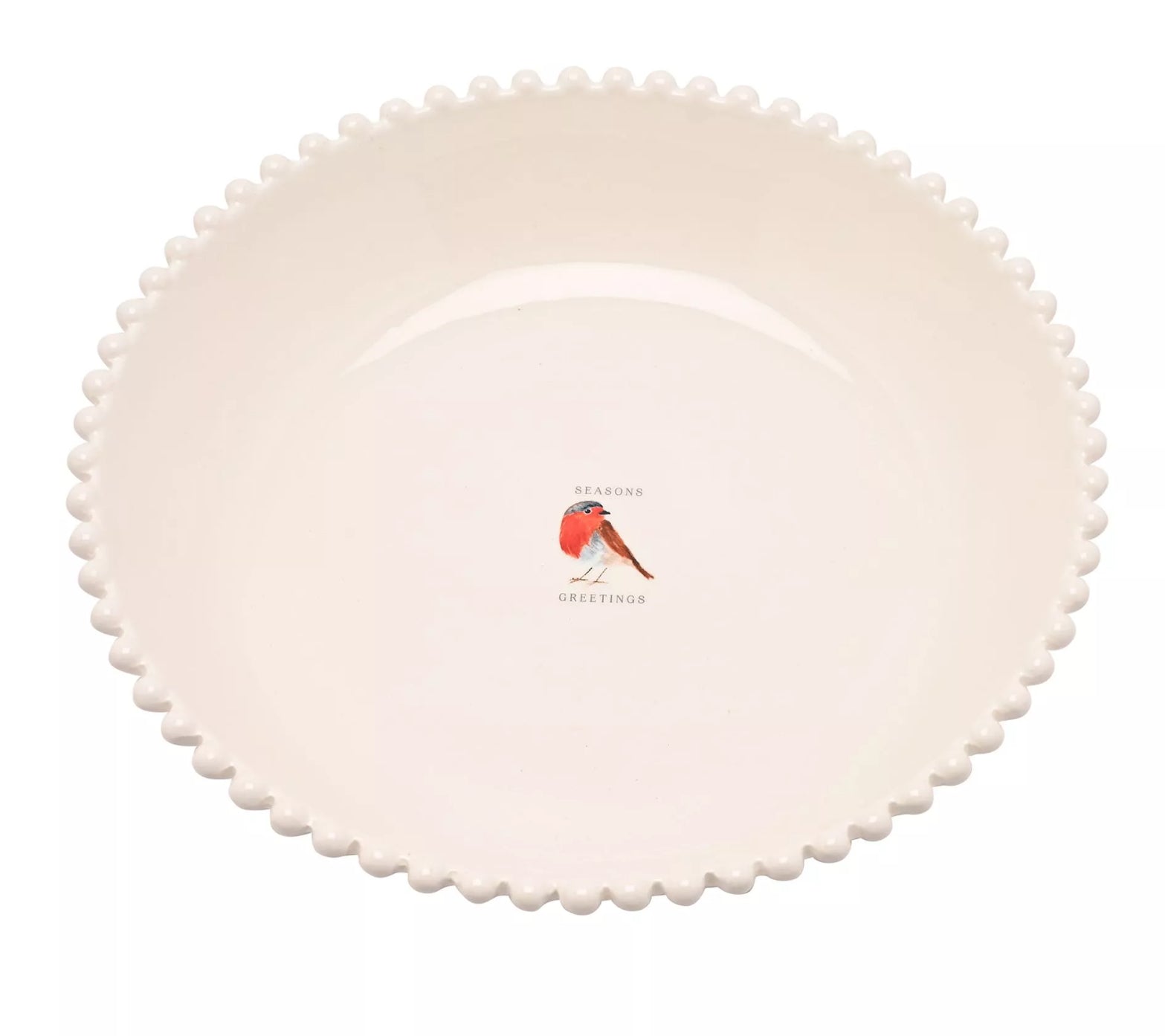 Robin serving bowl