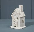 Ceramic house tealight holder (19.5cm)