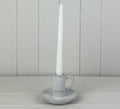 White ceramic candle holder (7.4cm)
