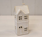 Small glazed ceramic LED townhouse