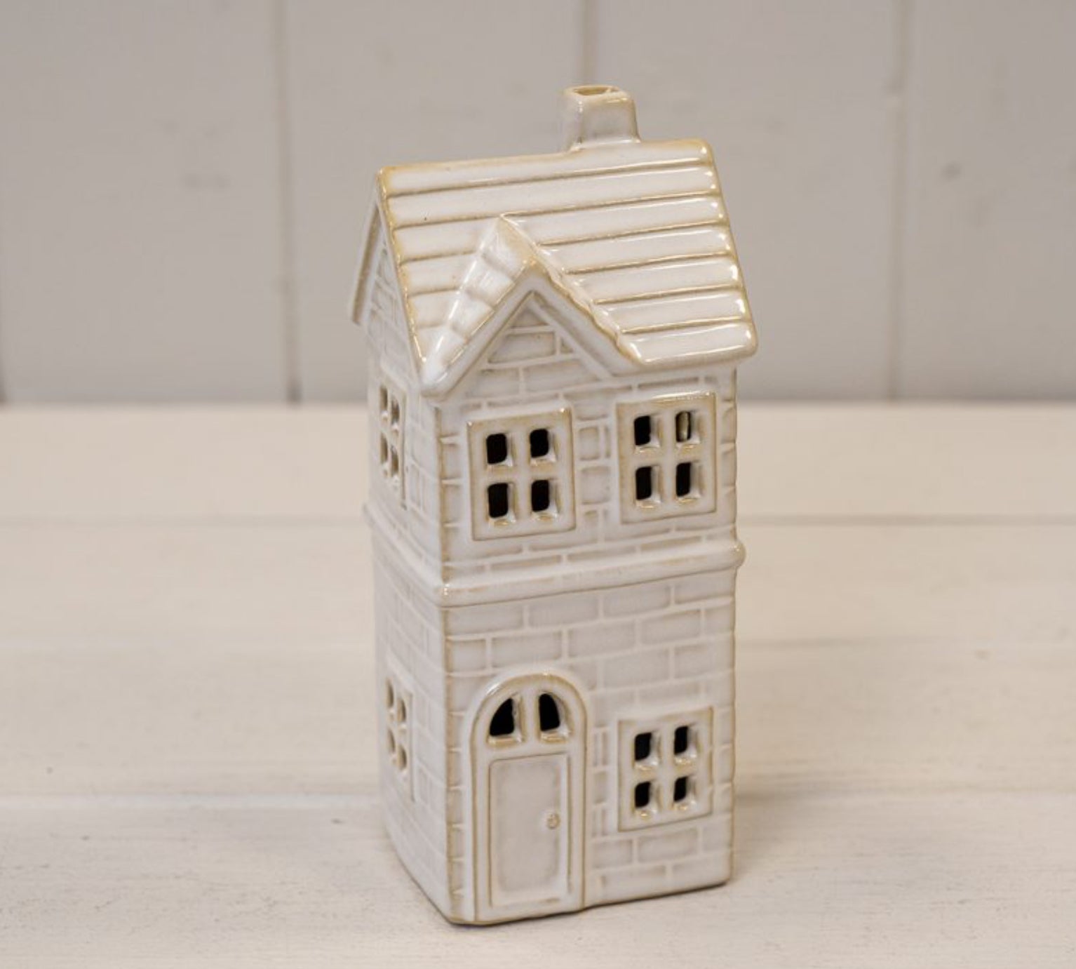 Small glazed ceramic LED townhouse