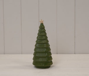 Green ceramic Christmas tree