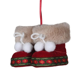Ruby faux fur booties